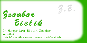 zsombor bielik business card